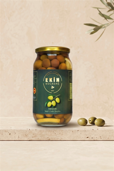 Edremit Yeşil Çizik Zeytin 650gr