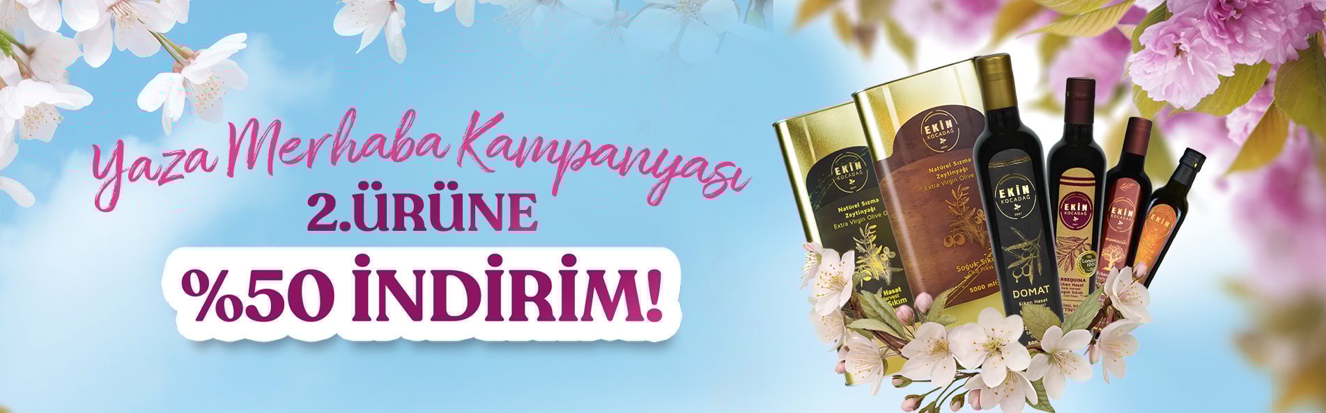 2. Ürüne %50 İndirim