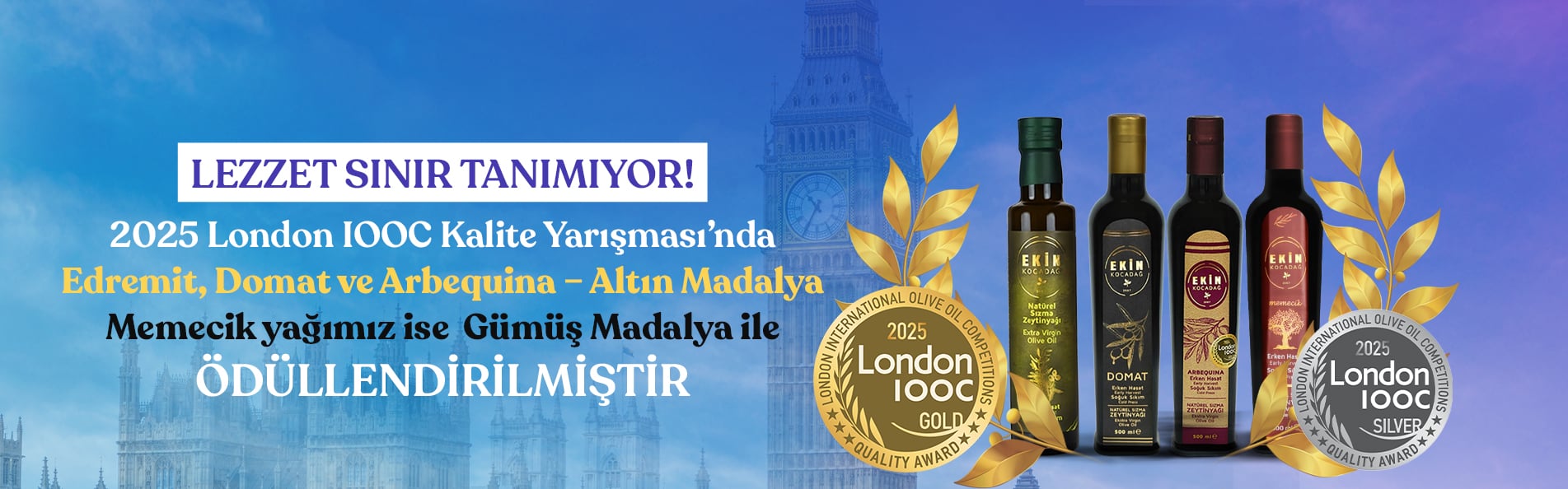 Ödüllü Zeytinyağlarımız