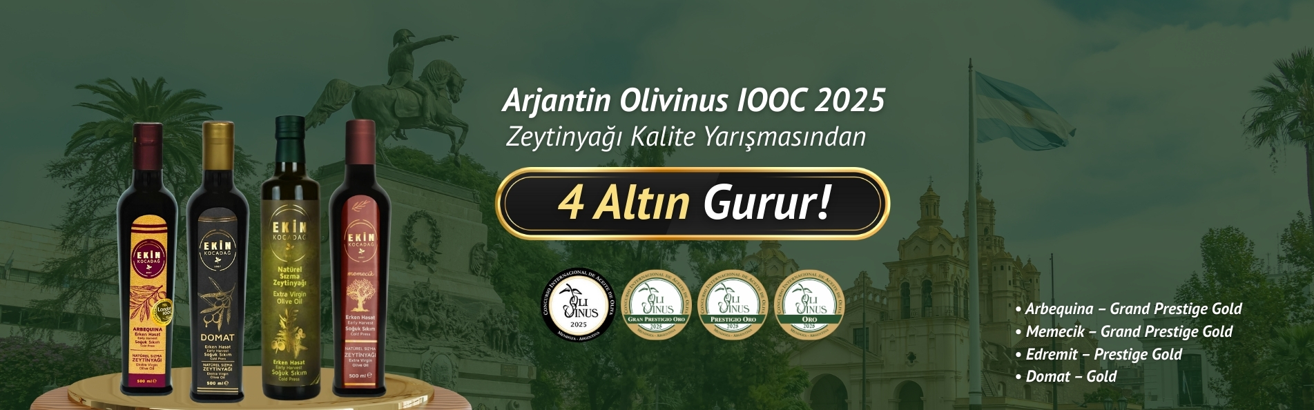 Ödüllü Zeytinyağlarımız