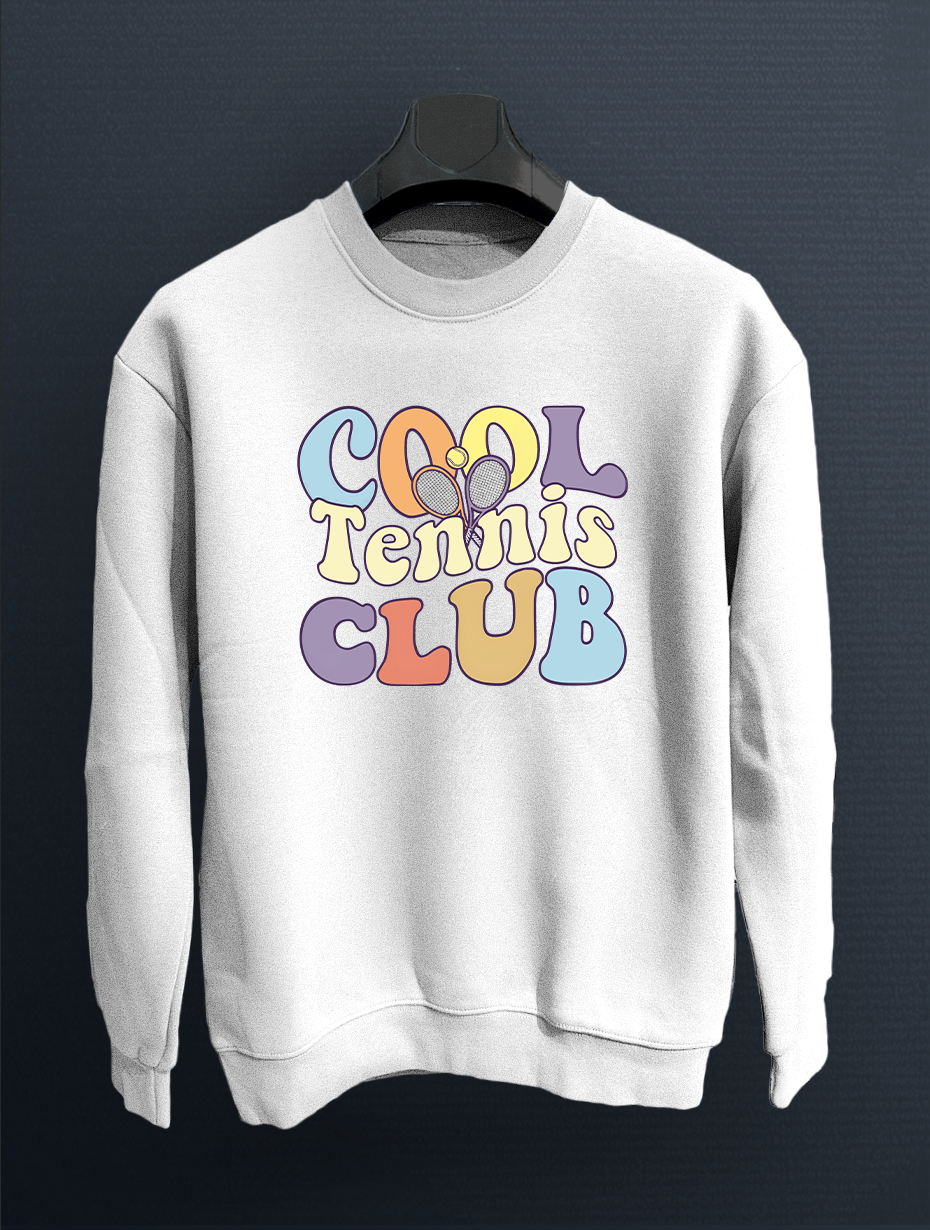 Coll Tennis Clup Beyaz Sweatshirt