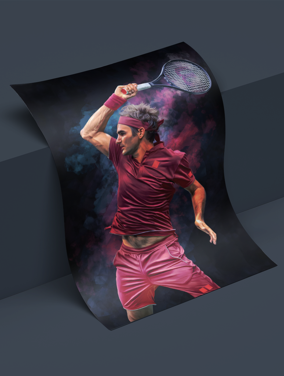 Federer  Poster