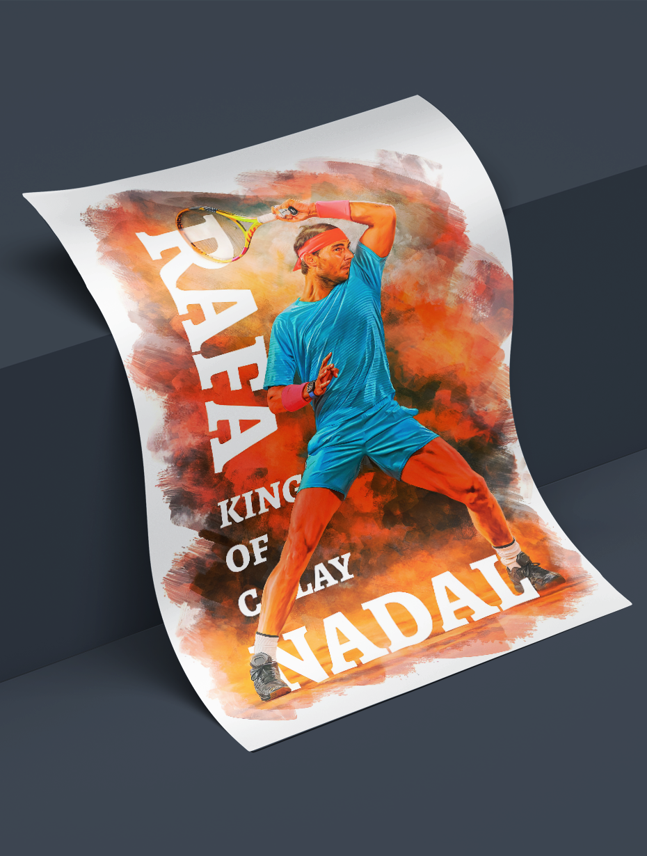 Nadal Forehand Poster
