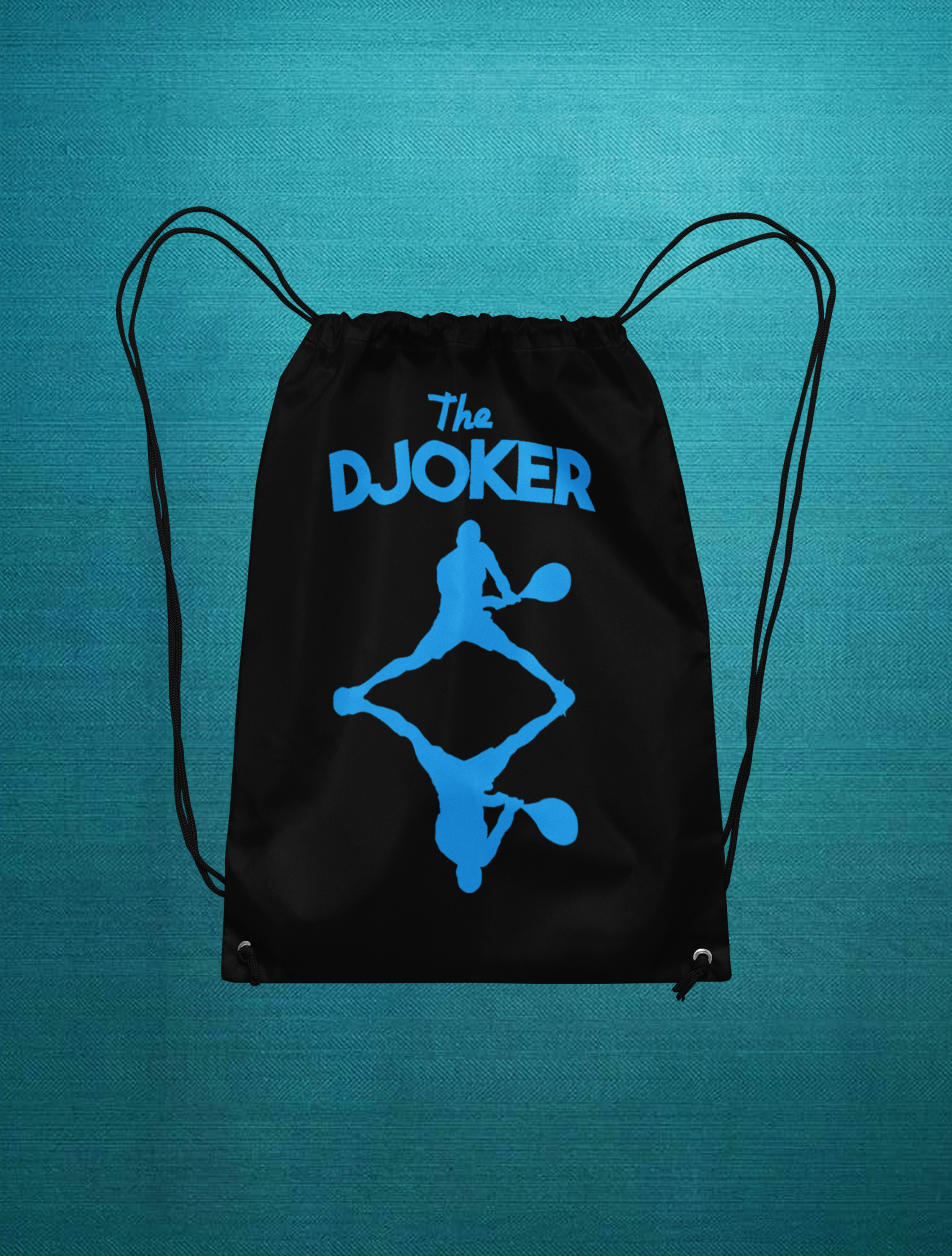 The Djoker Büzgüllü Bez Siyah Sırt Çantası
