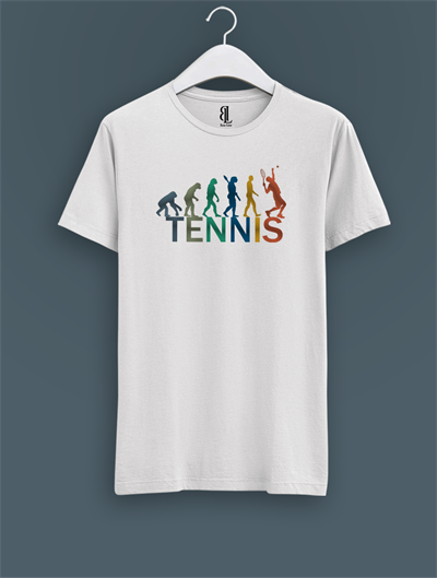 Evolution Tennis Beyaz  T-shirt