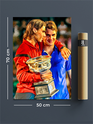 Nadal Federer Poster