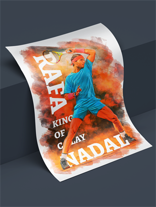 Nadal Forehand Poster