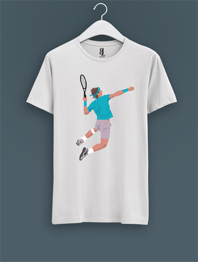 Nadal Smash Beyaz T-shirt