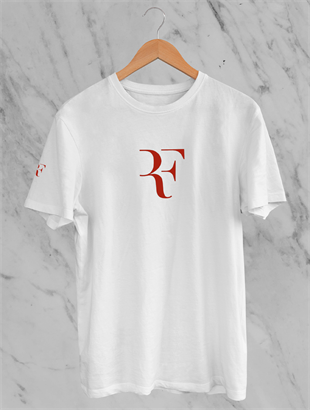 RF Red Logo  Beyaz T-shirt