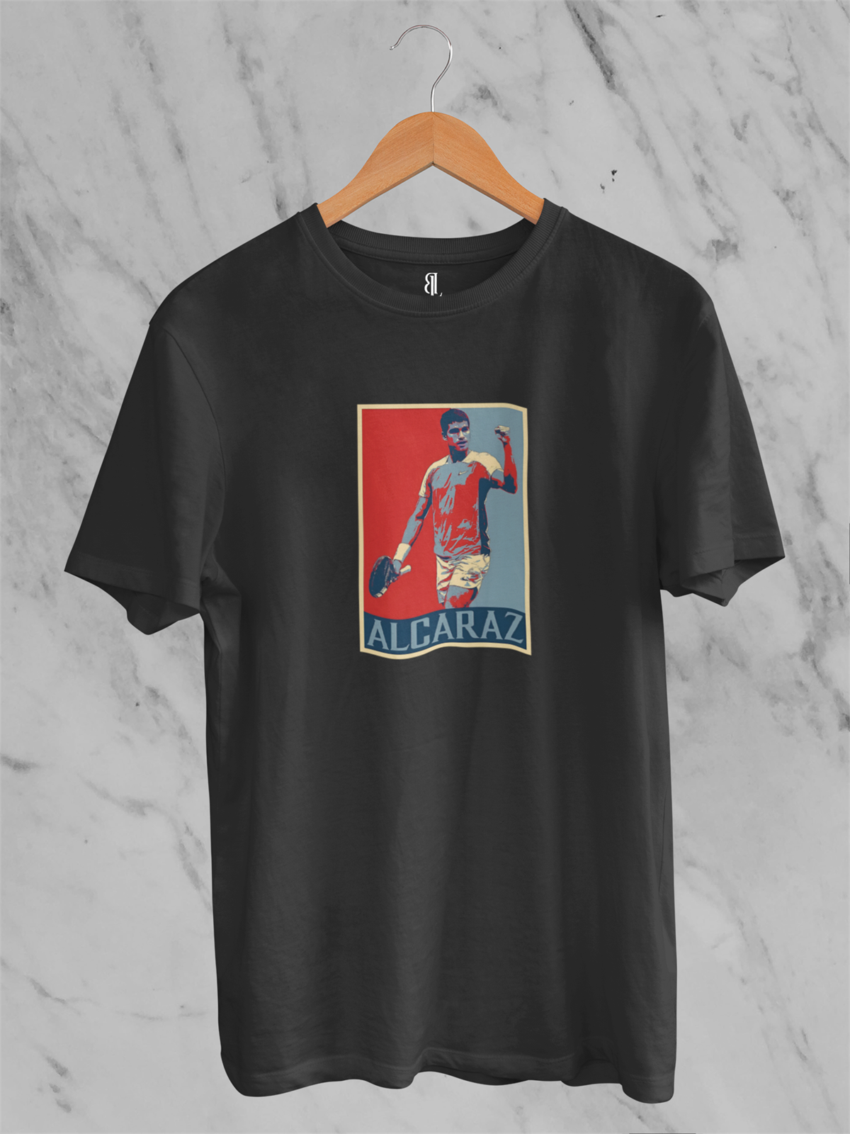 Alcaraz Vamos Siyah T-shirt