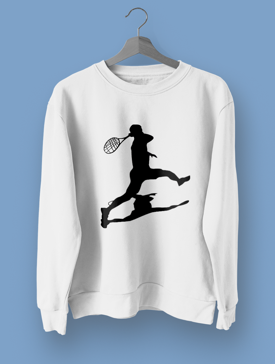 Djokovic Shadow Beyaz Sweatshirt