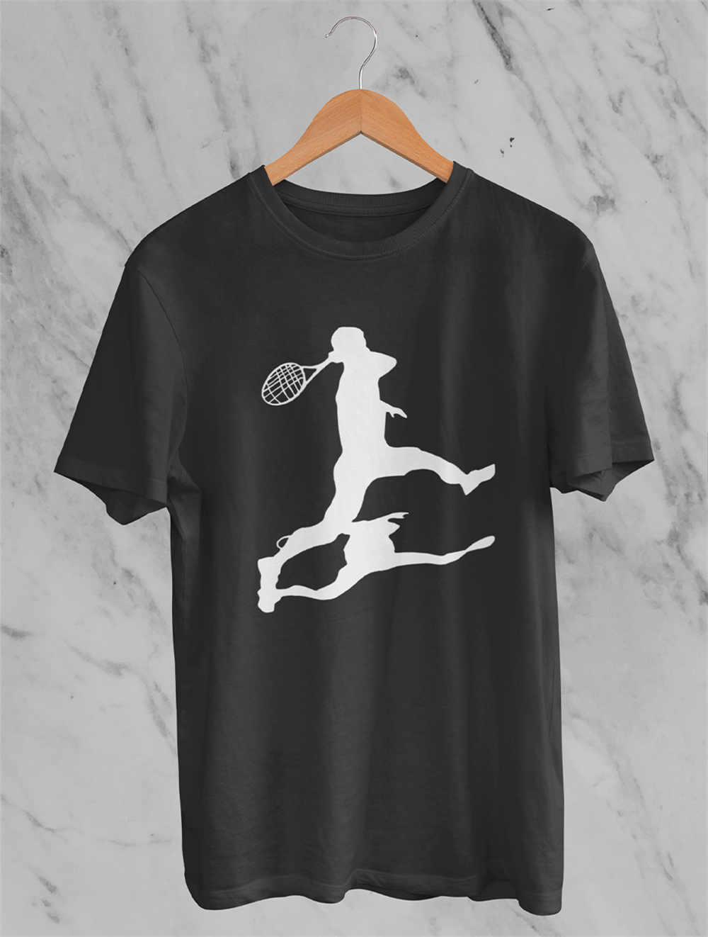 Djokovic Shadow Siyah T-shirt