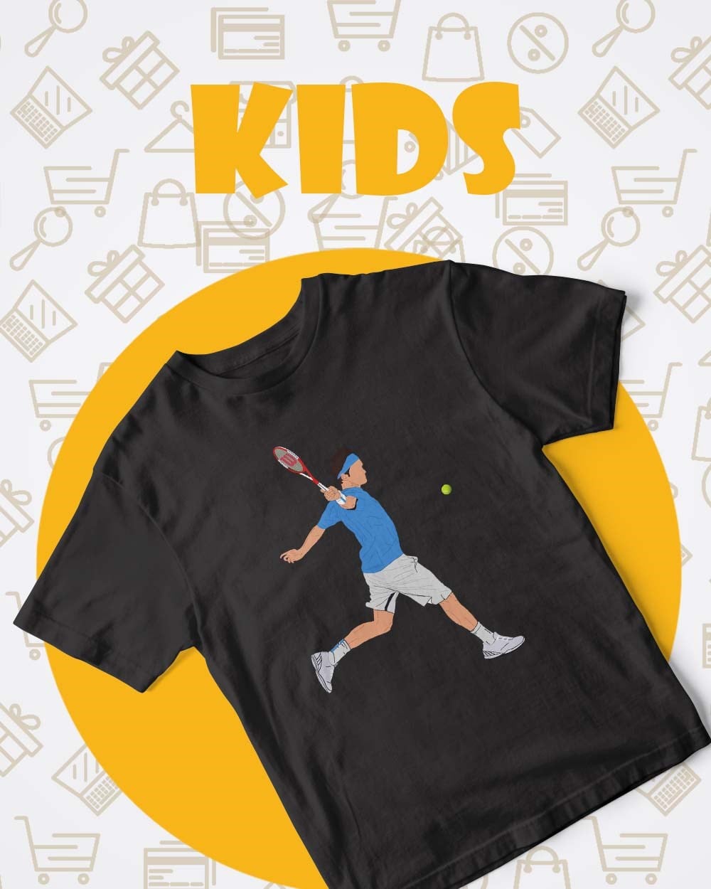 Federer Backhand Çocuk T-shirt