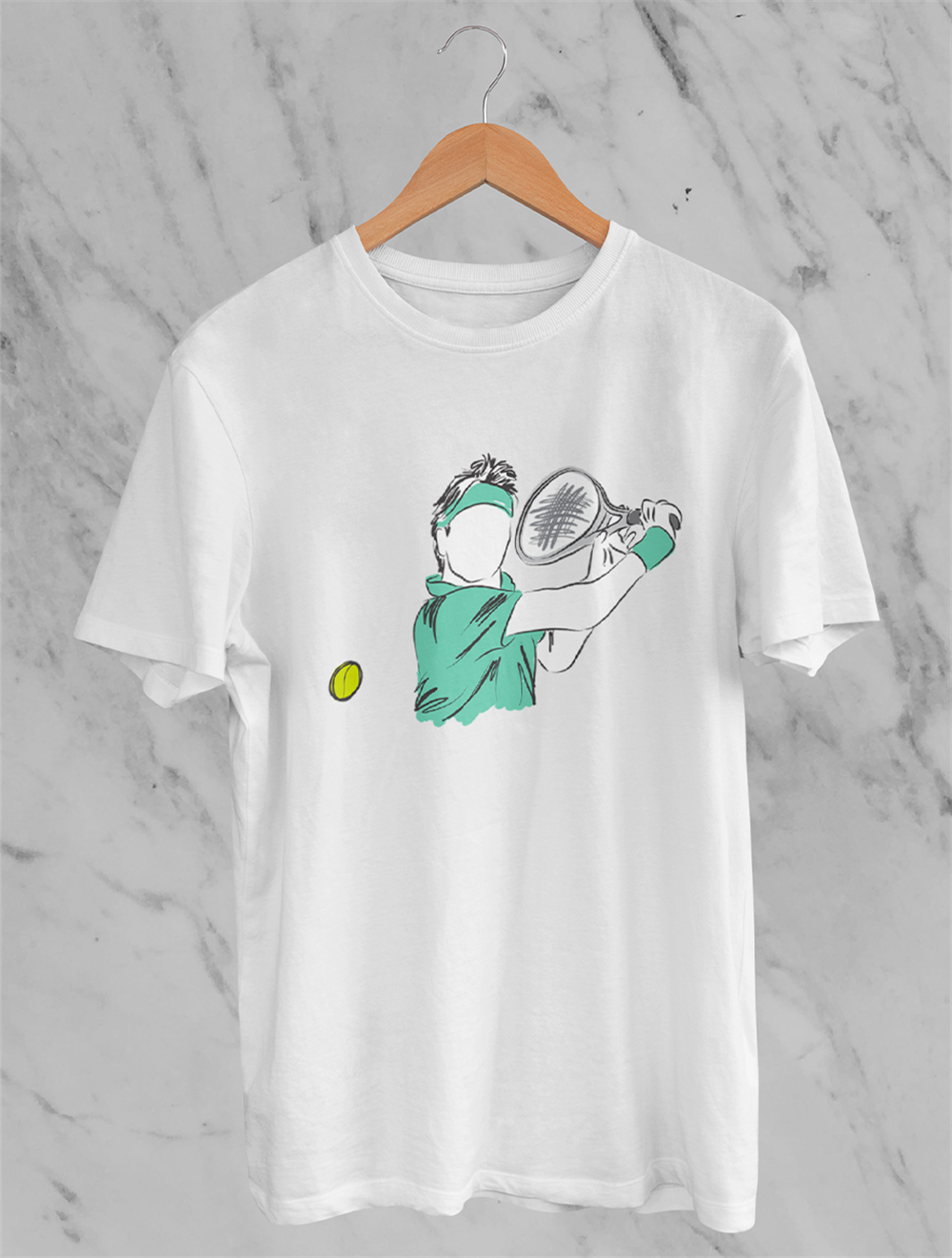 Federer Slice Beyaz T-shirt
