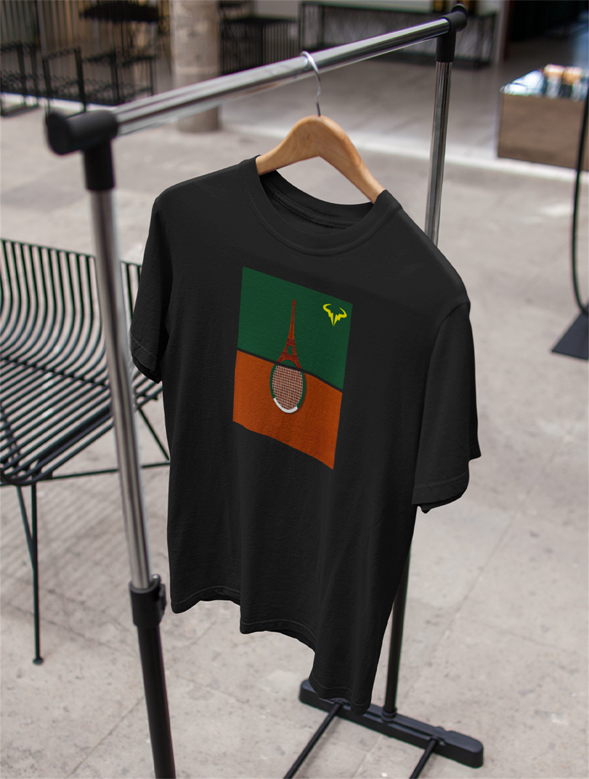 King Of Clay Siyah T-shirt