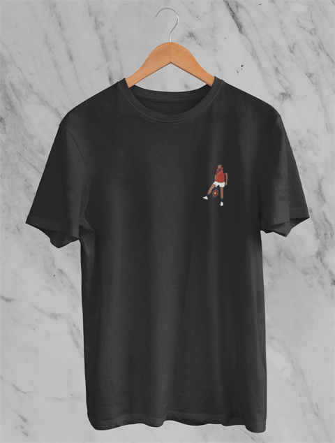 Kyrgios Minimal Siyah T-shirt