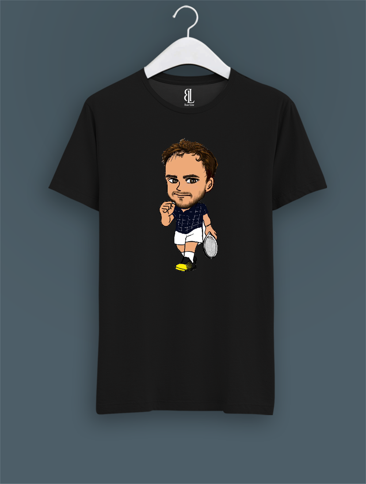 Medvedev Siyah T-shirt