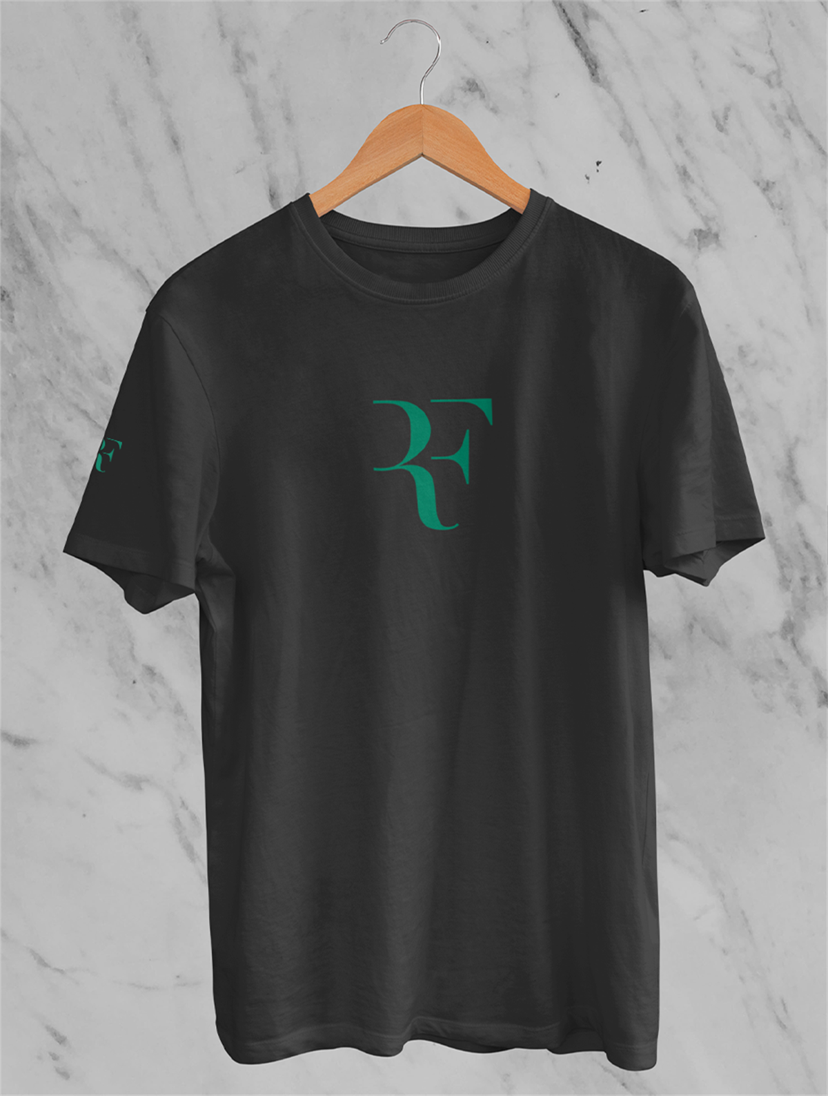 RF Yeşil Logo  Siyah T-shirt