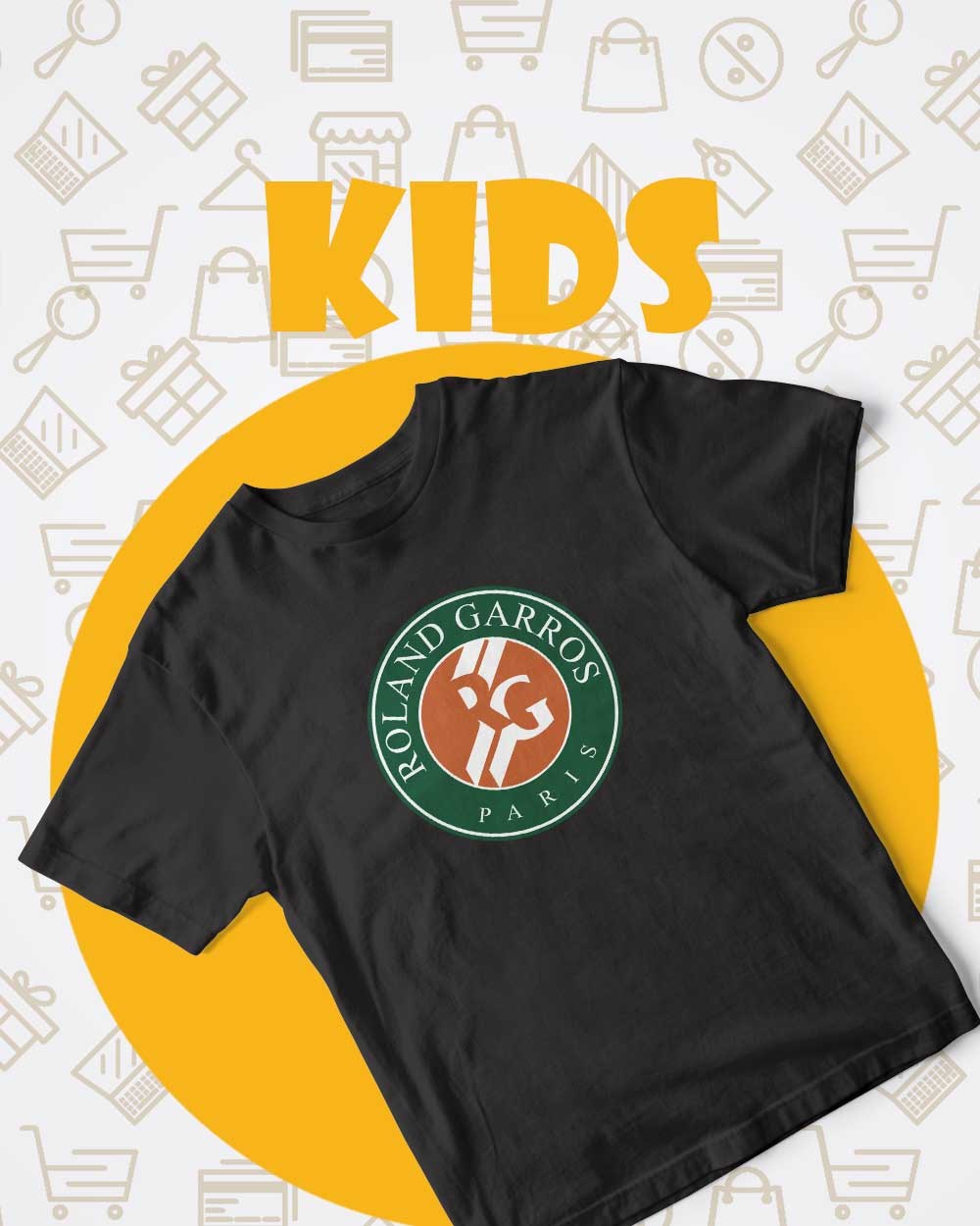 Roland-Garros Tennis Çocuk T-shirt