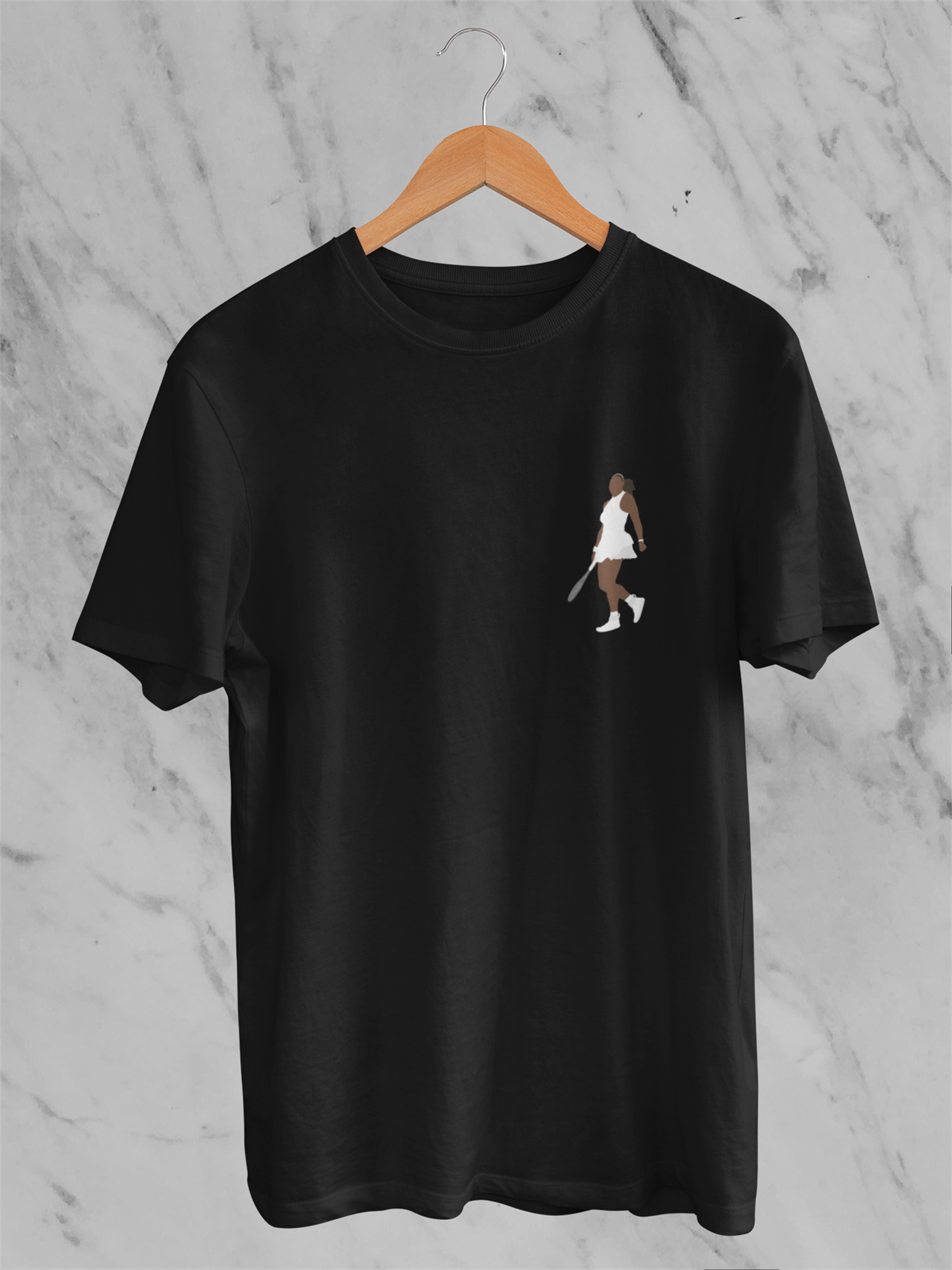 Serena Minimal Siyah T-shirt