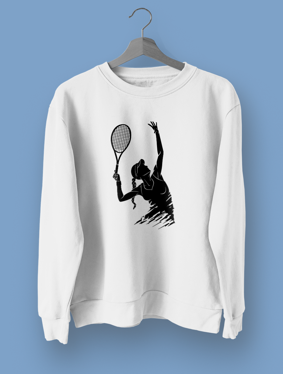 Service  Beyaz  Sweatshirt