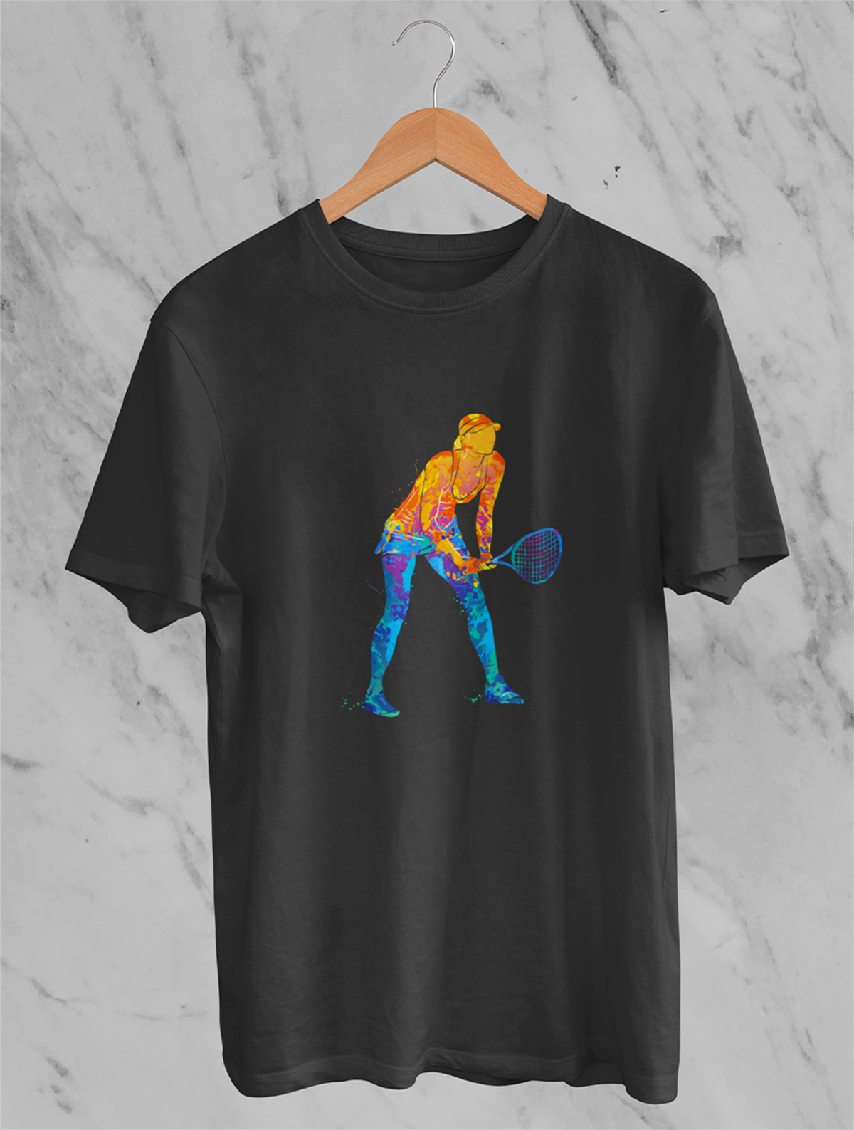 Sharapova Siyah T-shirt