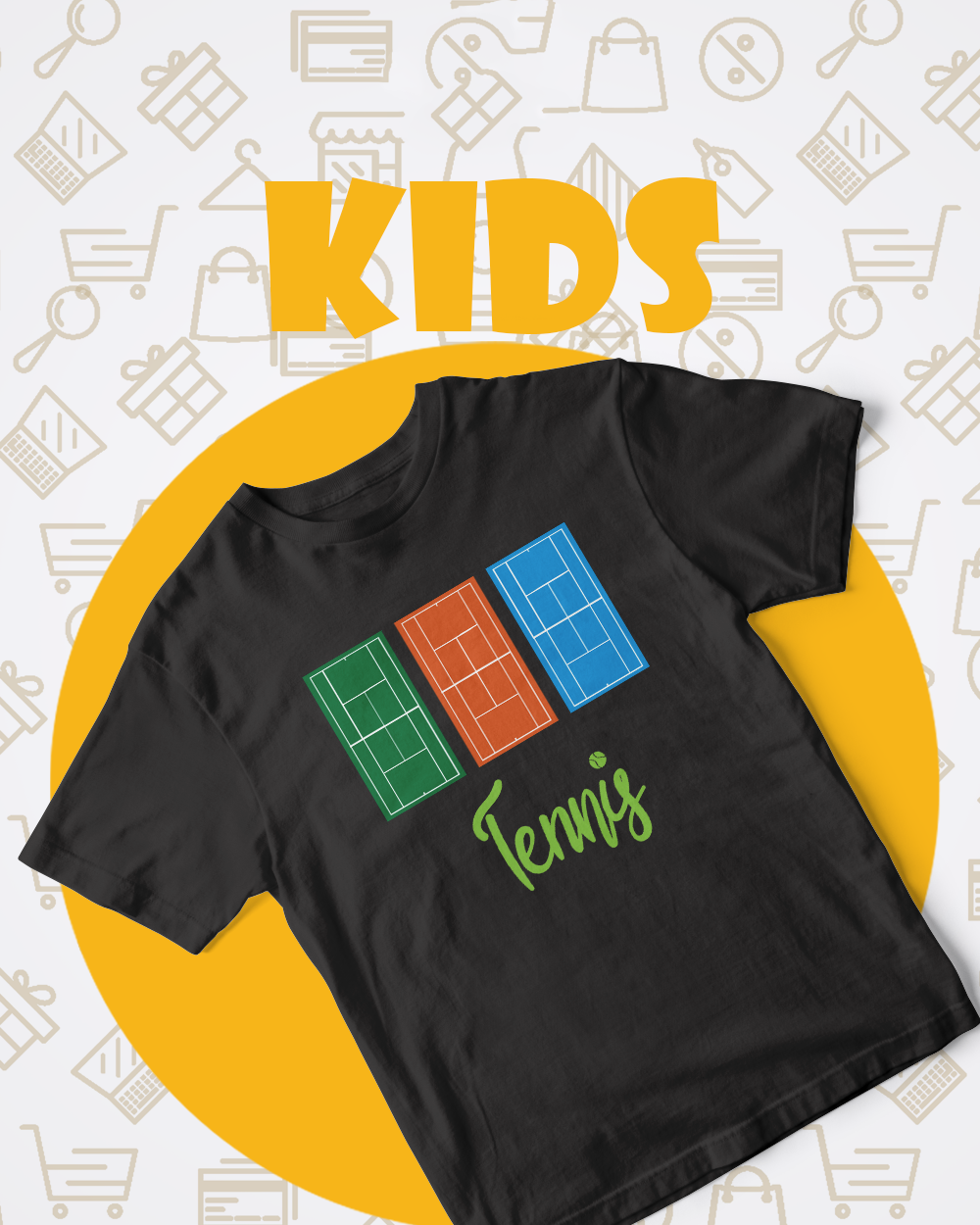 Tenis 3'lü saha Çocuk T-shirt
