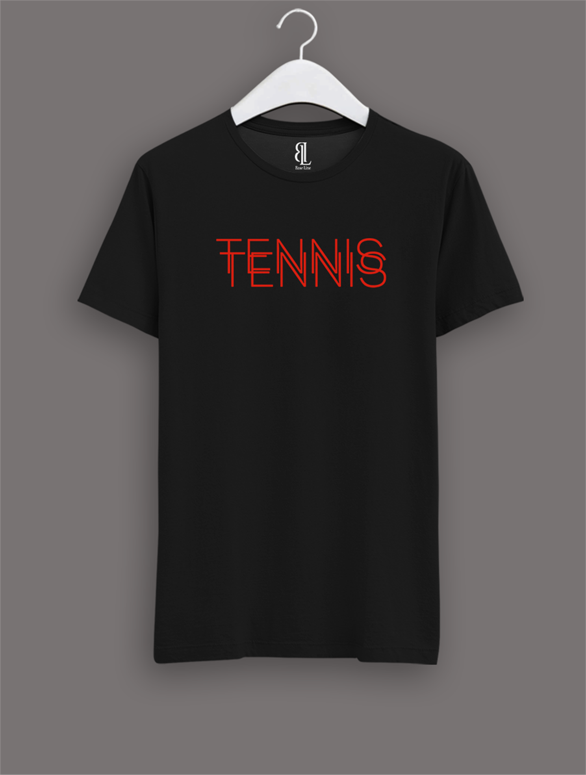 Tennis Double Siyah T-shirt