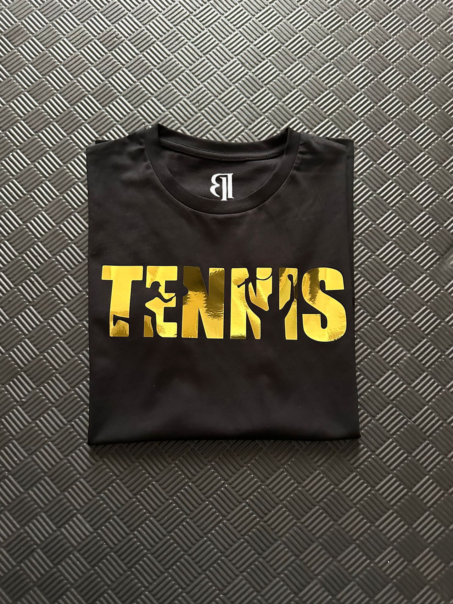 Tennis Gold Siyah T-shirt