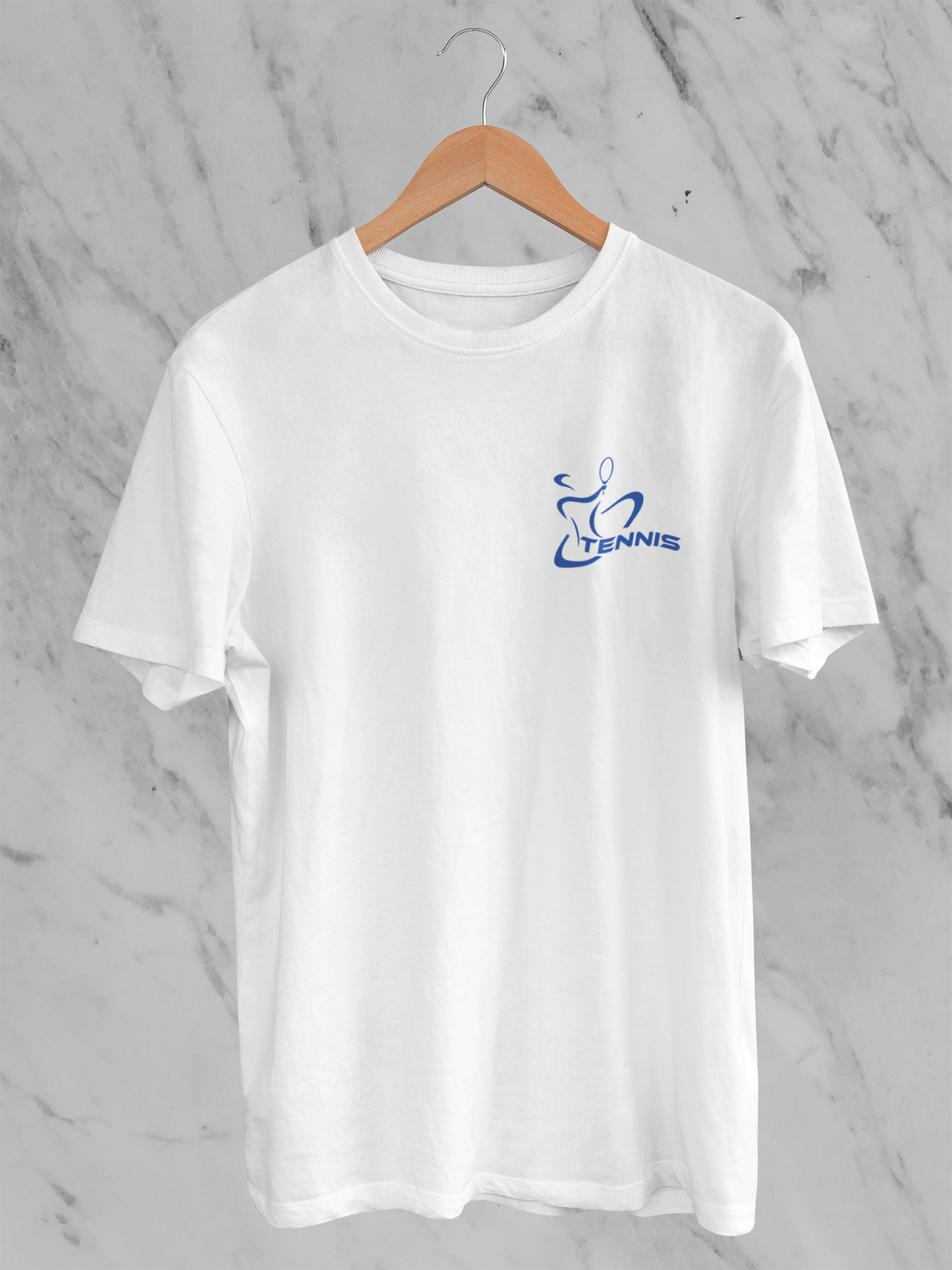Tennis Logo Beyaz T-shirt