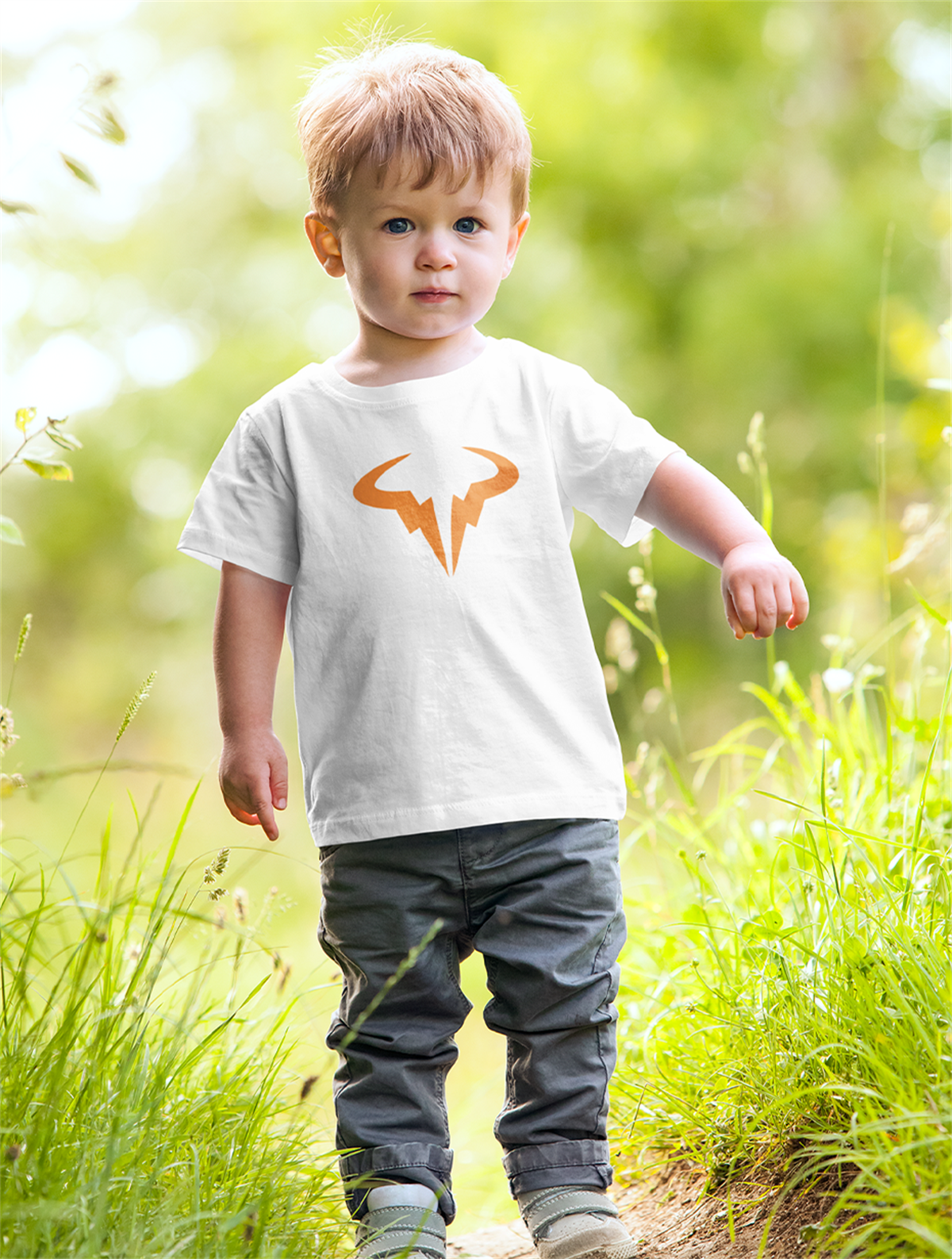 Vamos Turuncu Logo Çocuk T-shirt