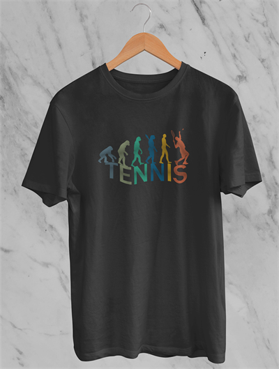 Evolution Tennis Siyah T-shirt