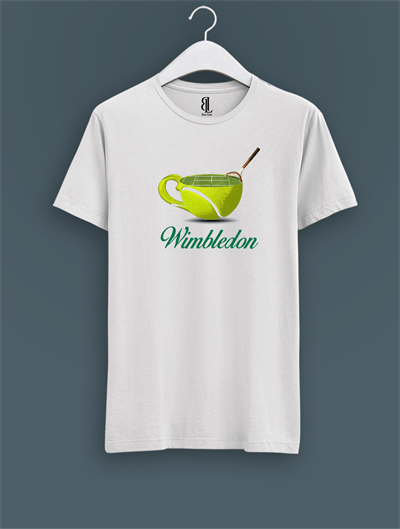 Wimbledon Cup Beyaz T-shirt