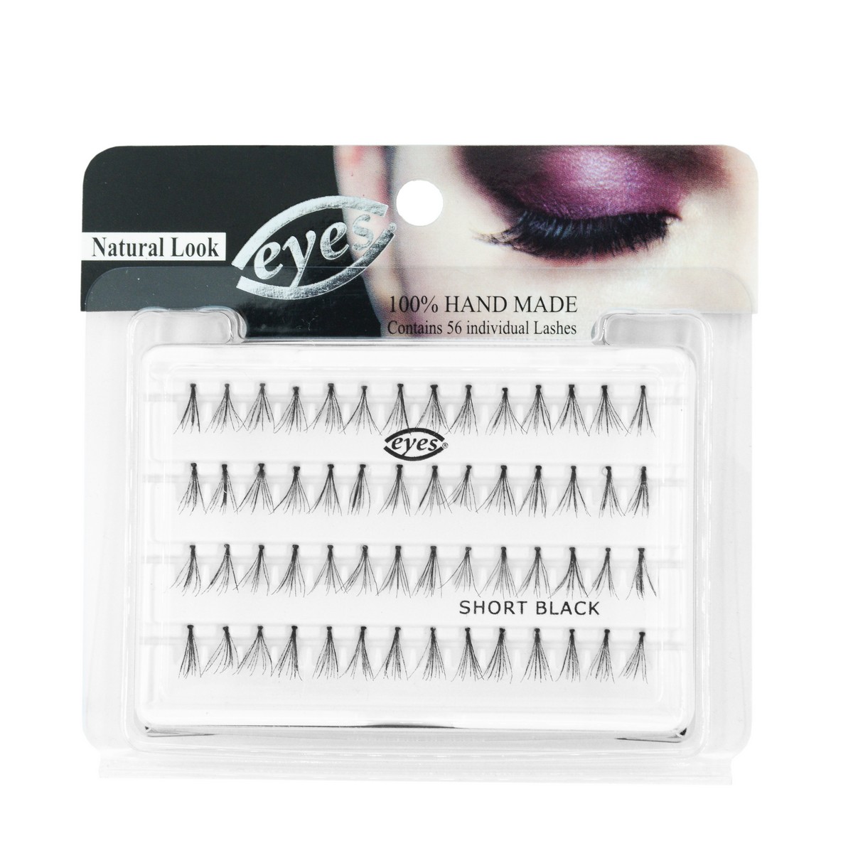 Eyes Tekli Kirpik 56'Lı (Short) Siyah