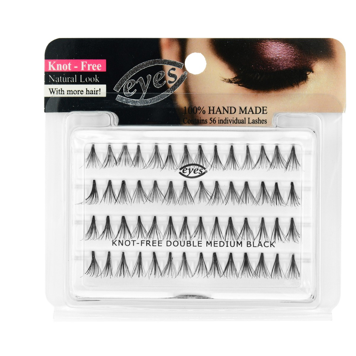 Eyes Tekli Kirpik Topuzsuz Gür(Medium) Siyah