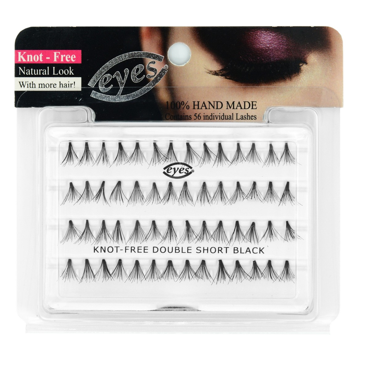 Eyes Tekli Kirpik Topuzsuz Gür(Short) Siyah