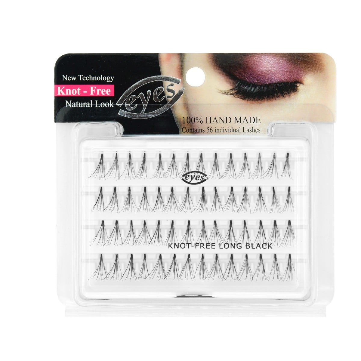 Eyes Tekli Kirpik Topuzsuz(Long) Siyah