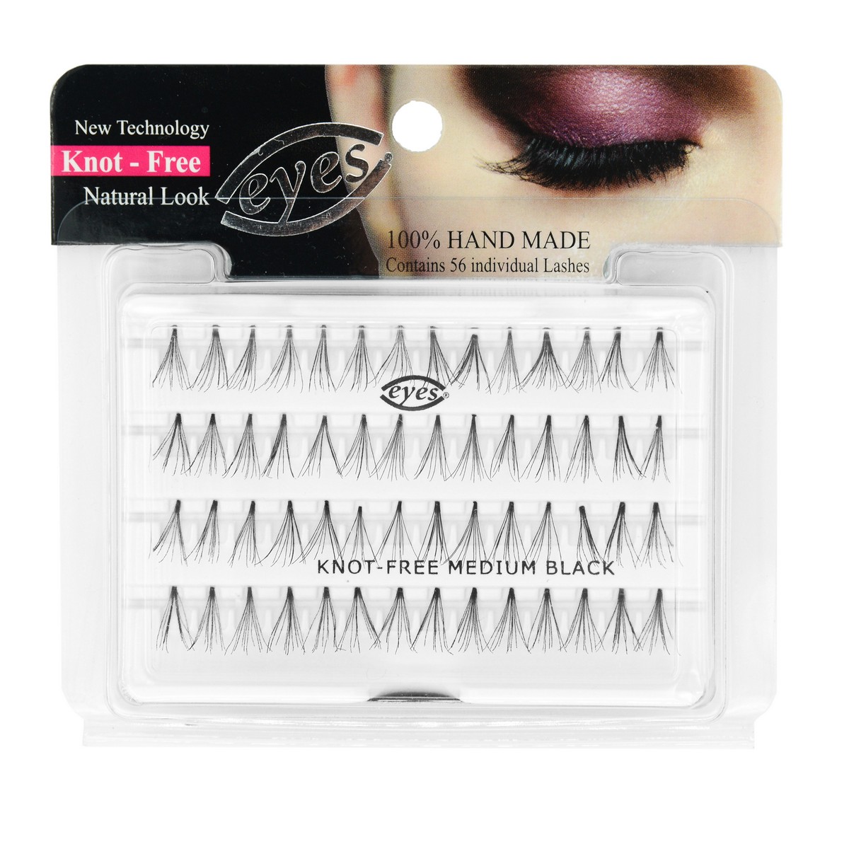 Eyes Tekli Kirpik Topuzsuz(Medium) Siyah