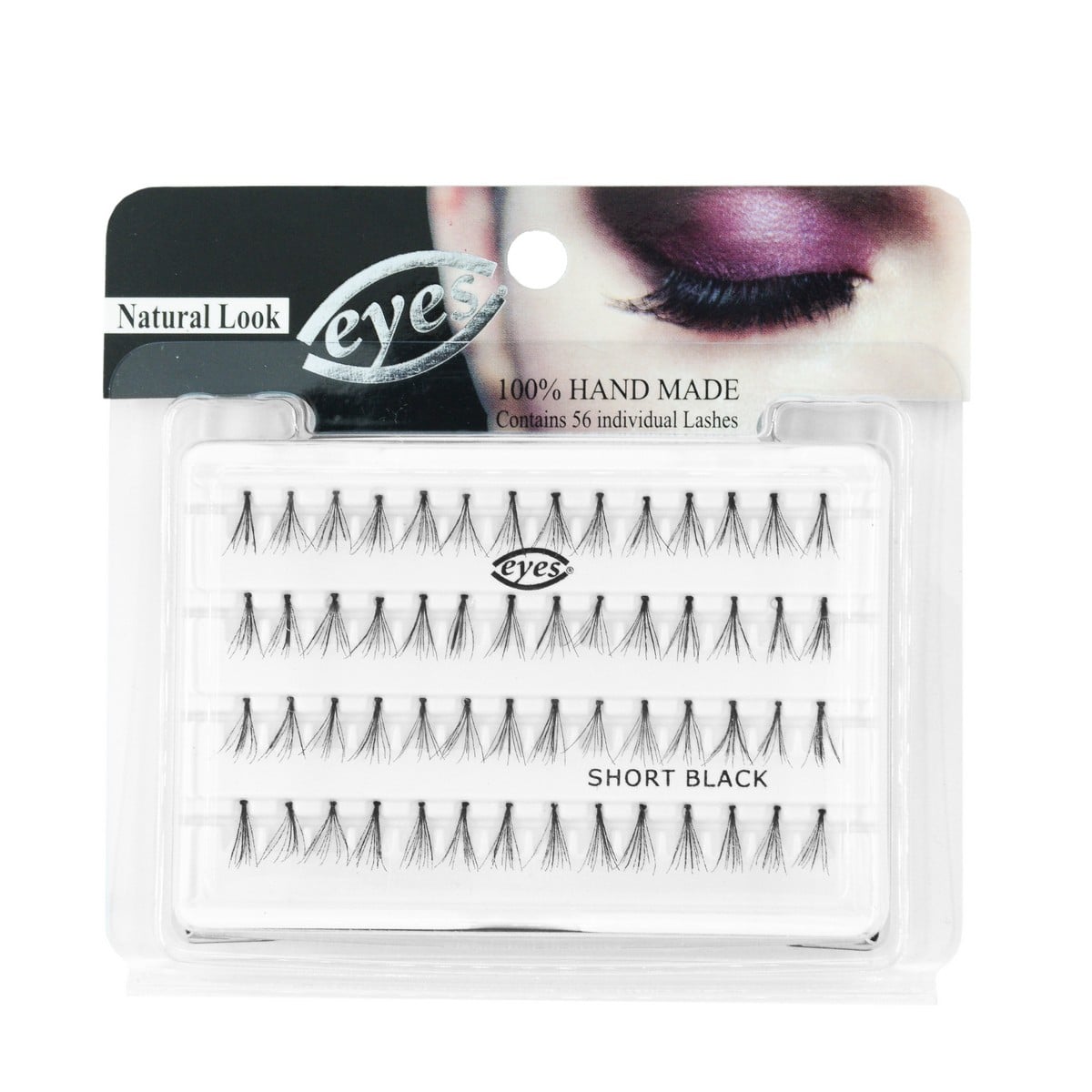 Eyes Tekli Kirpik 56'Lı (Short) Siyah
