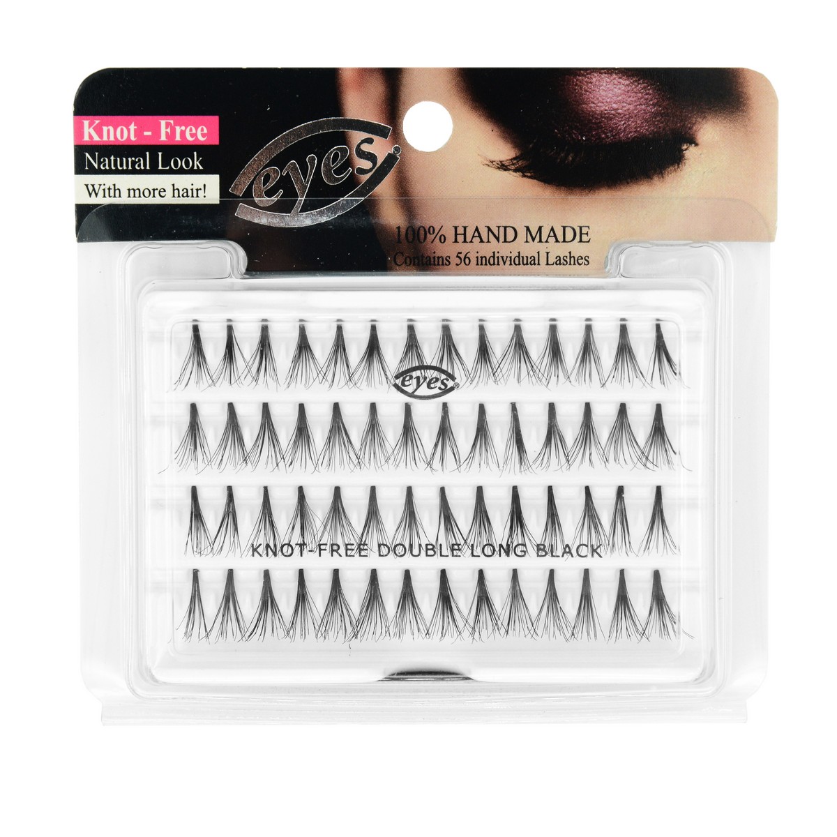 Eyes Tekli Kirpik Topuzsuz Gür(Long) Siyah