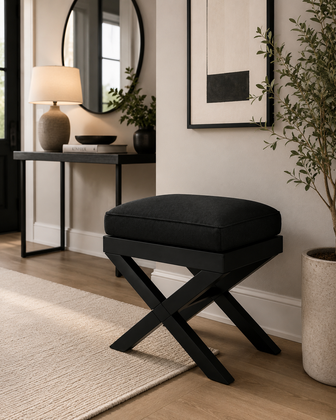 60x40 cm modern puf modeli Alberohome