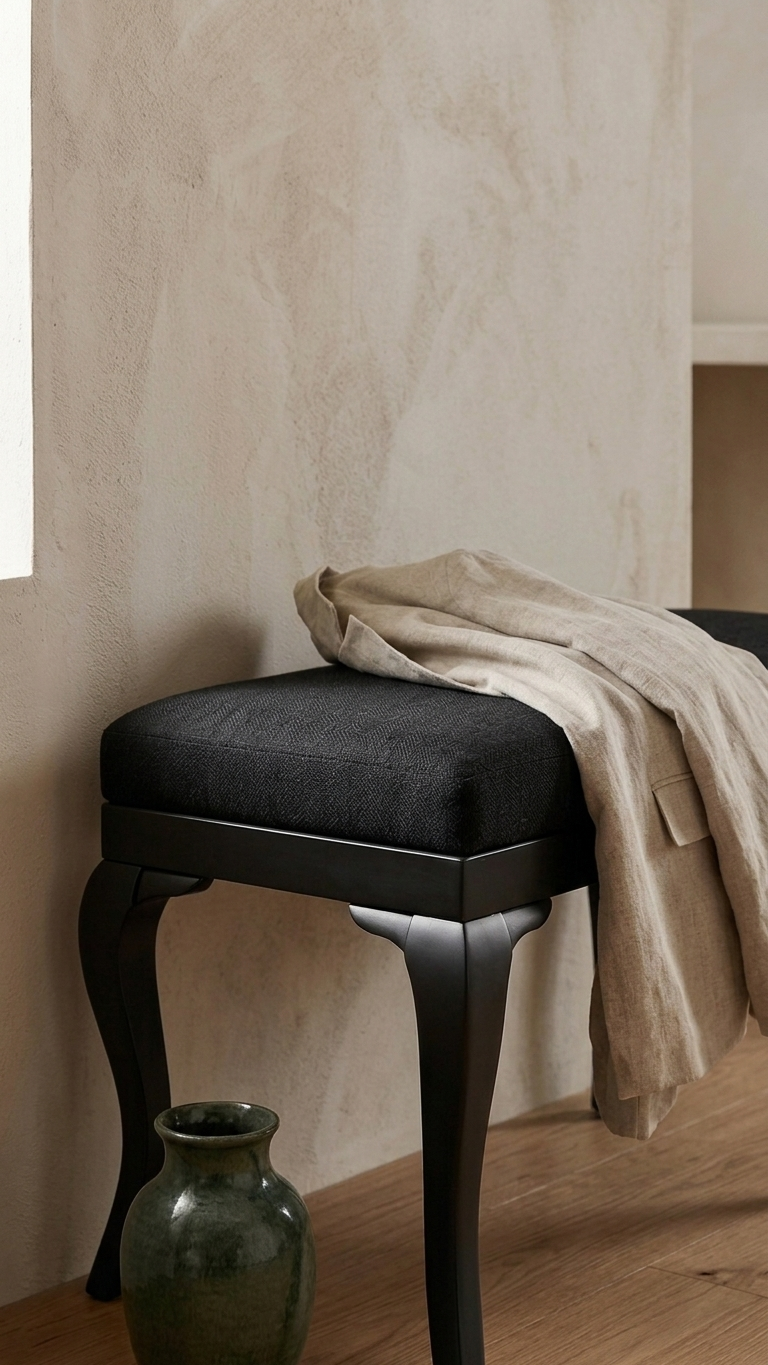 Alberohome Klasik Bench Puf 62x42 cm