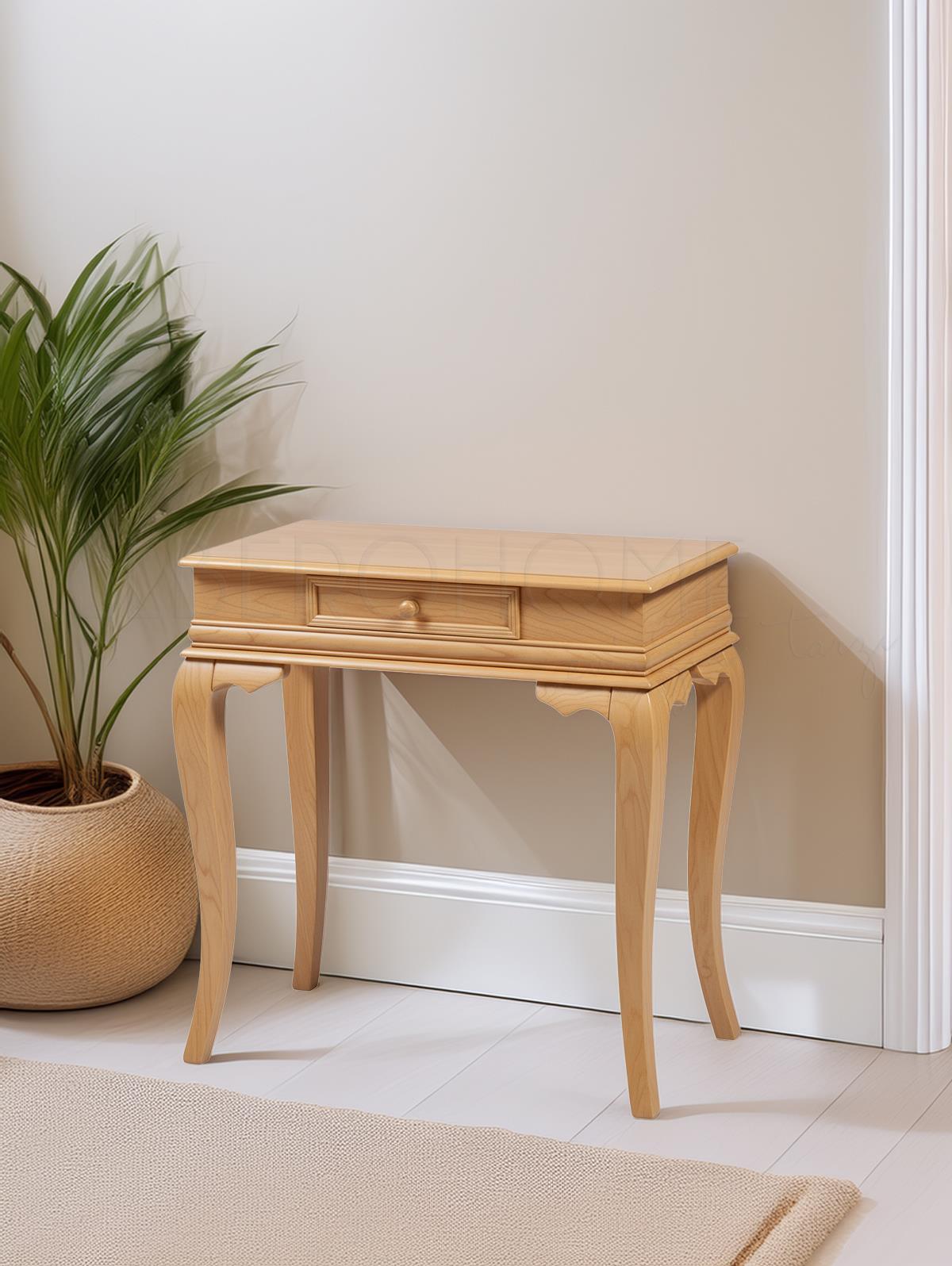 Vera Doğal Ahşap Dresuar 80 Cm – Rustik Country Tasarım