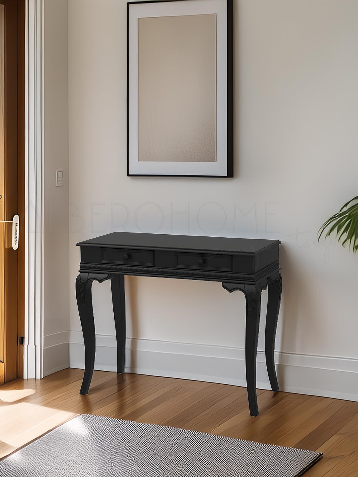 Flora El Oymalı Ahşap Dresuar 100 Cm – Rustik Country Tasarım