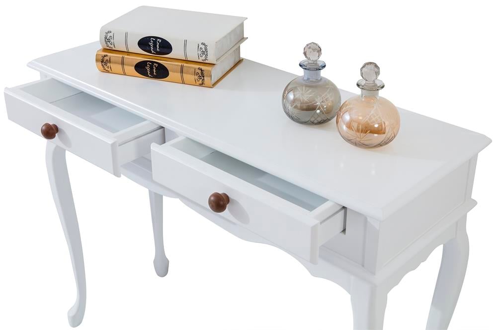 Magnit Doğal Ahşap Beyaz Renk Dresuar 100x38 Cm - Modern & Şık Tasarım