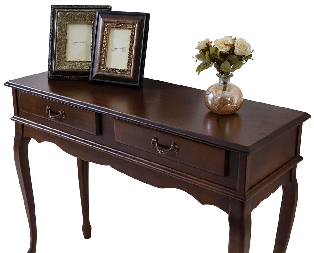 Magnit Doğal Ahşap Ceviz Renk Dresuar 100x38 Cm - Modern & Şık Tasarım