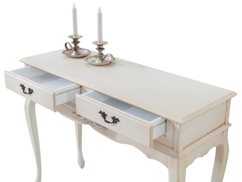 Magnit Doğal Ahşap Patine Krem Renk Dresuar 100x38 Cm - Modern & Şık Tasarım