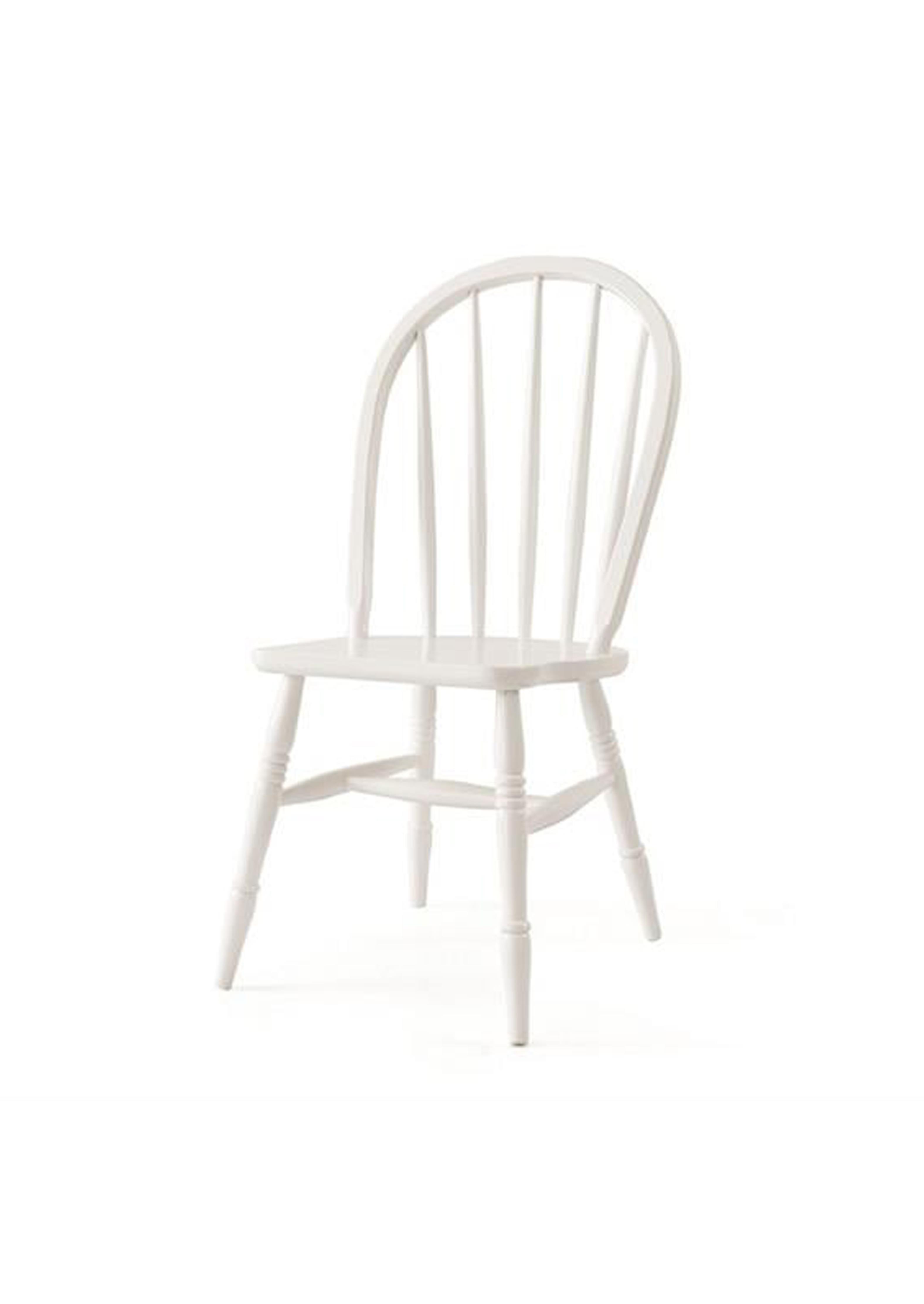 Mirella Doğal Ahşap Beyaz Renk Yuvarlak Masa Takımı 120x120 cm - 4 Doğal Ahşap Sandalye Modern Şık Tasarım
