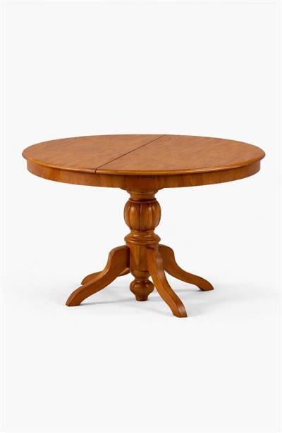 120×120 Açılır Yuvarlak Kayın Kaplama MDF Yemek Masası | 120×160 – Alberohome