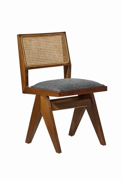 Açılır Kayın Kaplamalı Masa ve Hasırlı Sandalye Takımı (4 Sandalyeli)